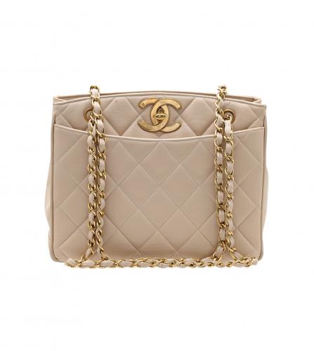 CHANEL BEIGE TOTE BAG