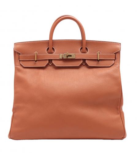 HERMES HAC 45 TAURILLON CLEMENCE COGNAC GOLD