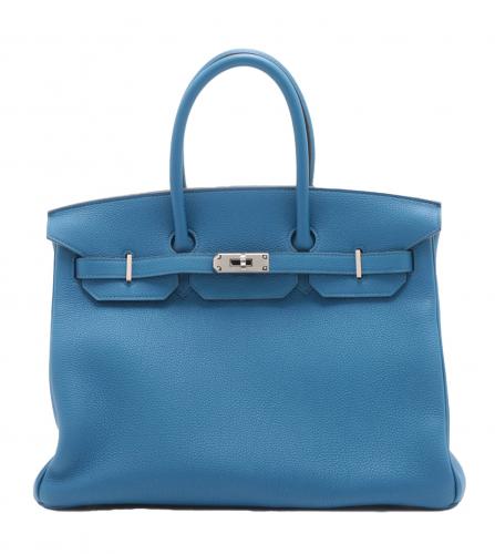 HERMES BIRKIN 35 TOGO BLUE