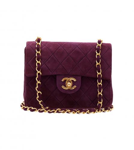 CHANEL PURPLE FLAP BAG
