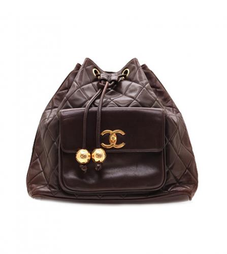 CHANEL BROWN DEAWSING BACK PACK