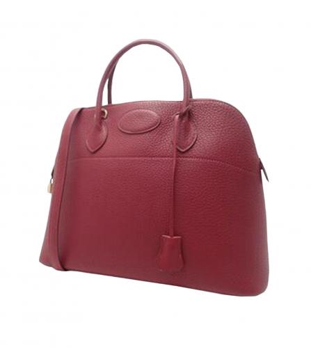 HERMES BOLIDE 35 ROUGE VIF BAG