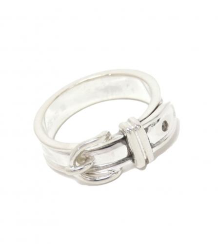 HERMES SAINTUR SILVER RING