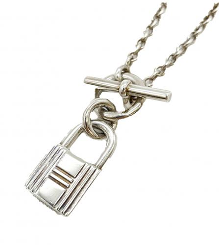 HERMES CADENA SILVER NECKLACE