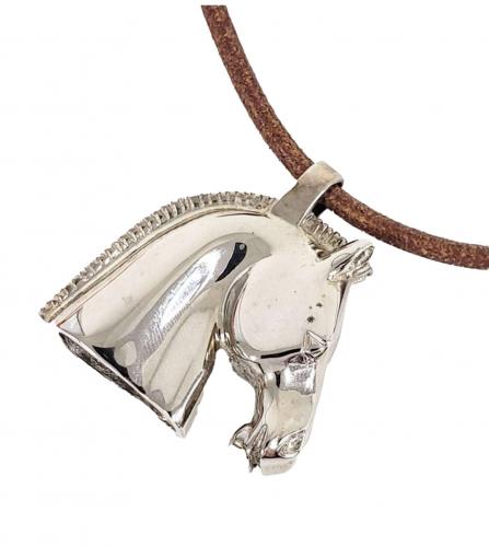 HERMES HORSE NECKLACE