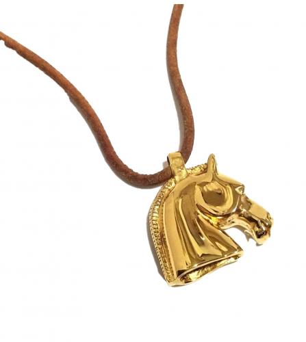 HERMES HORSE NECKLACE