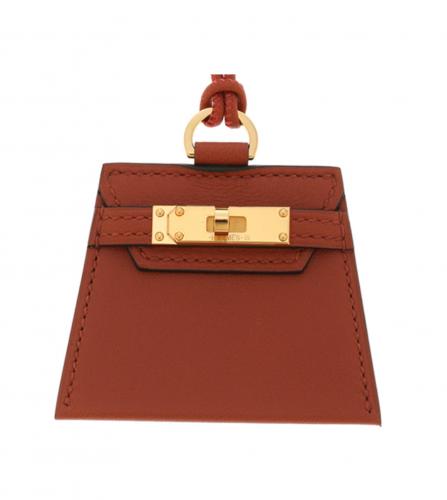 HERMES KELLY LEATHER NECKLACE