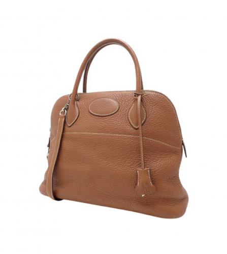 HERMES BOLIDE 31 GOLD BAG