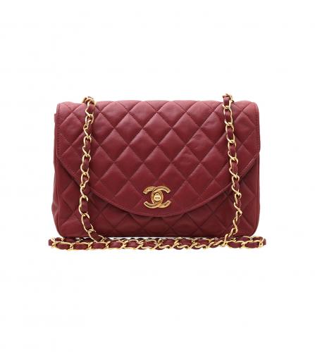 CHANEL RED FLAP BAG