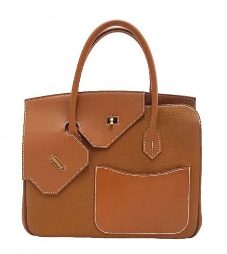 HERMES Birkin30 en Desordre Togo Swift Gold