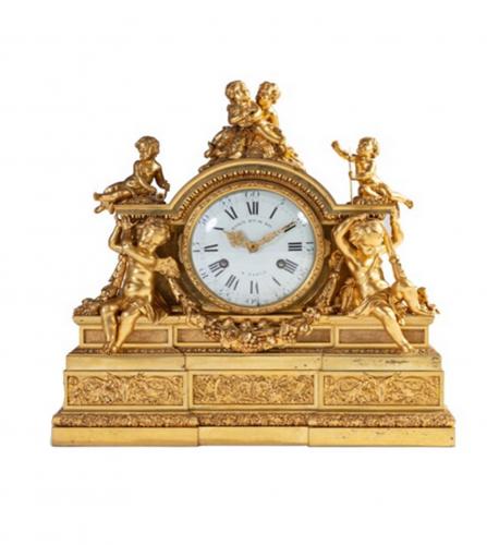 A French Restauration mantel clock