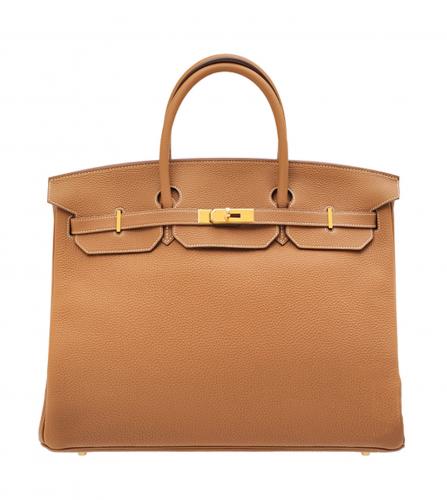 HERMES Birkin bag 40 Gold Togo