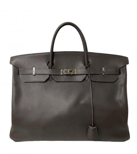 HERMES BIRKIN 50 LIEGE BROWN