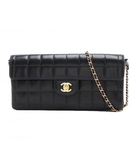 CHANEL CHOCO BAR SHOULDER BAG