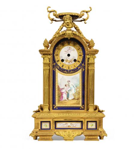 Napoleon III period pendulum clock