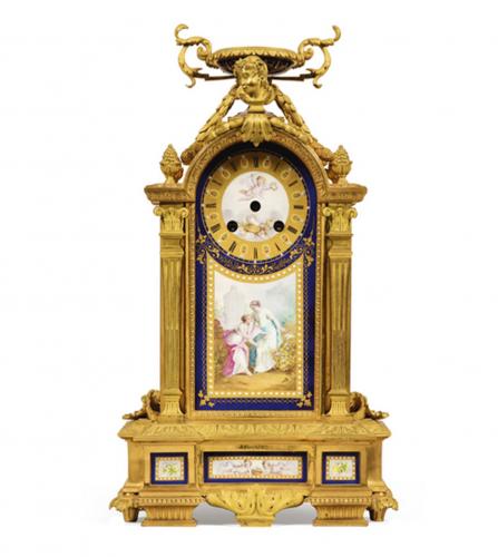 Napoleon III period pendulum clock