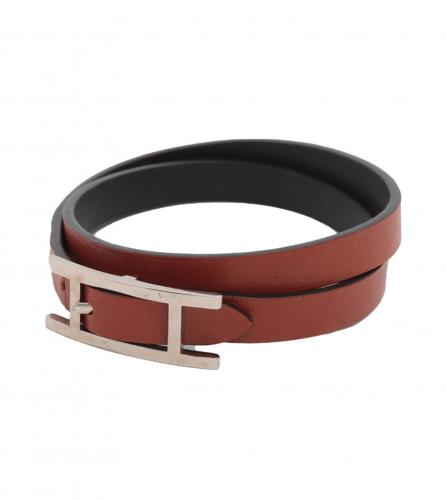 Hermes Behapi Bracelet Brown