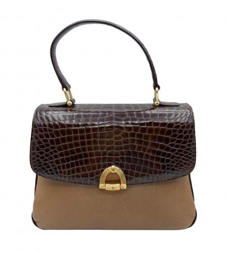 CELINE CROCODILE HANDBAG