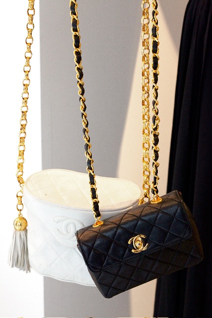 Chanel Bags black & white