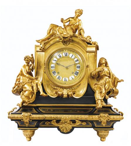 Louis XIV Parques clock