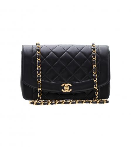 CHANEL DIANA FLAP BLACK BAG