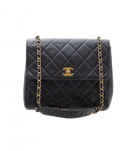 CHANEL BLACK FLAP BAG