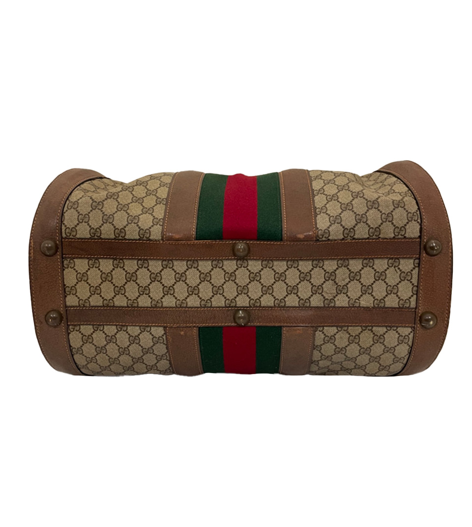 Sold at Auction: Vintage Gucci Monogram Canvas Tote Bag