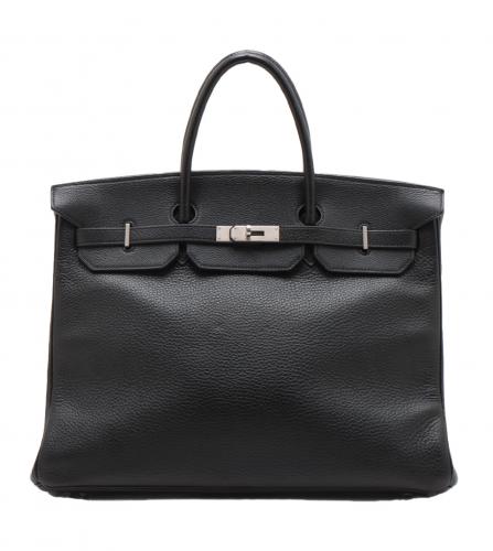 HERMES BIRKIN 40 FJORD BLACK