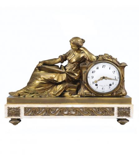  Louis XV  "à la Geoffrin" clock