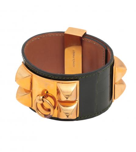 Hermes Collier de Chien Bracelet