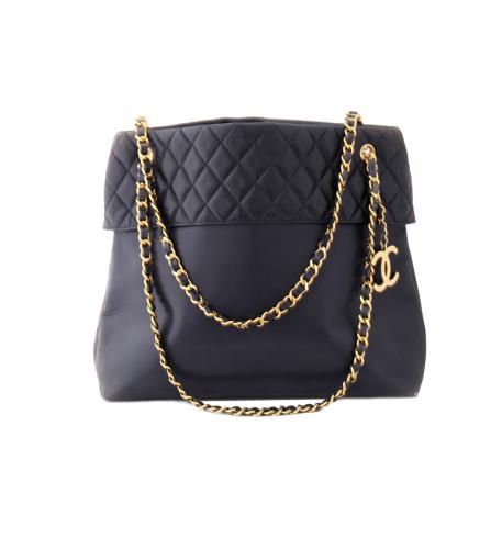 CHANEL BLACK TOTE BAG