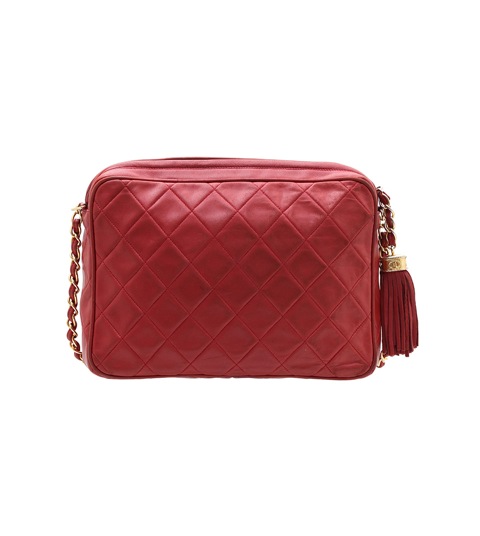 chanel red camera bag crossbody