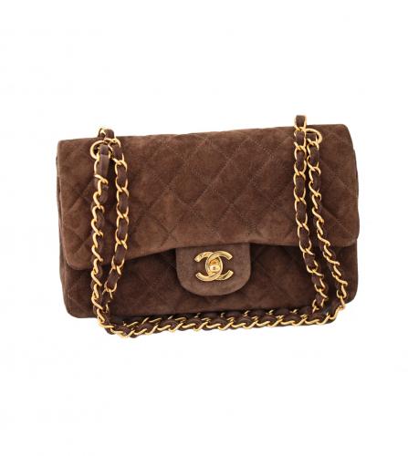 CHANEL BROWN FLAP BAG