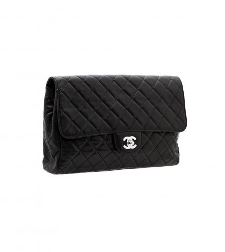 CHANEL BLACK CLUTCH