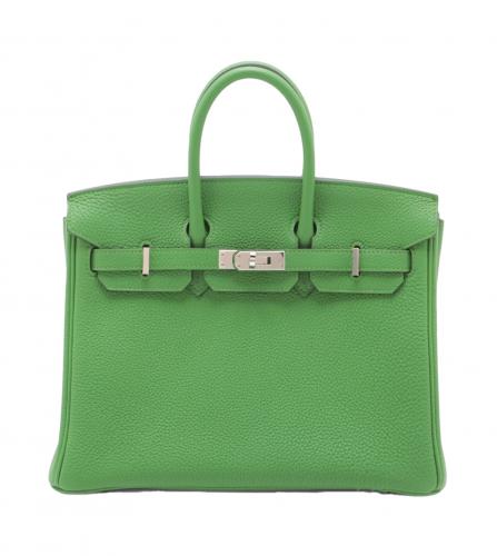 Hermes Birkin 25 Togo Vert Yucca