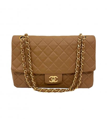 CHANEL FLAP BAG BEIGE