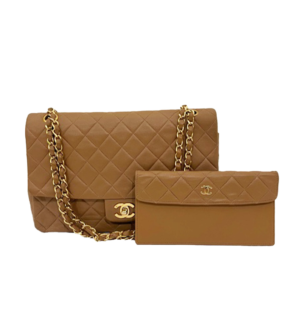 CHANEL FLAP BAG BEIGE