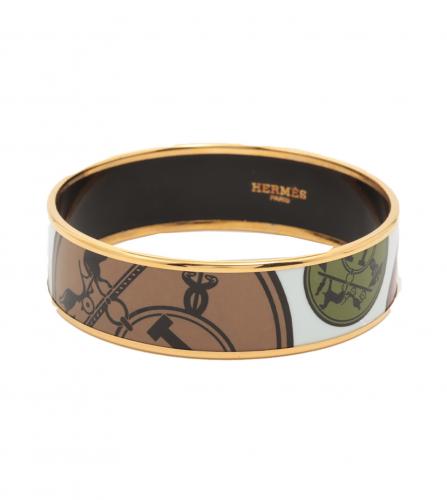 Hermes Enamel Bangle