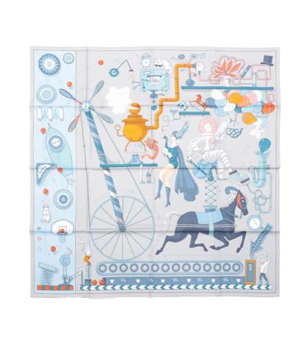 Hermes Carre Tea for Two
