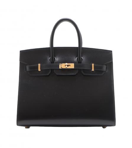 Hermes Birkin 25 Box Calf Black