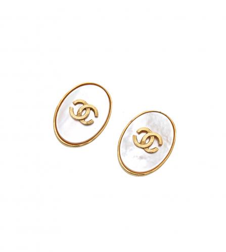 CHANEL CC CLIP-ON EARRINGS