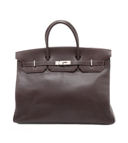 Hermes Birkin 40 Chevre Ebene