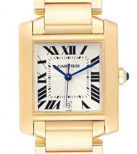 CARTIER TANK FRANÇAISE WATCH  yellow gold