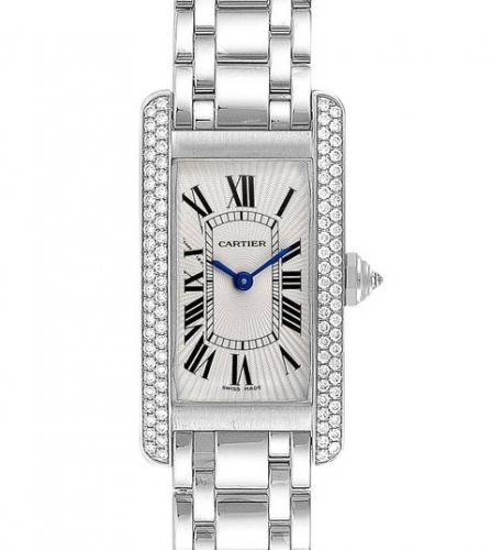 CARTIER TANK AMERICAINE WATCH white gold
