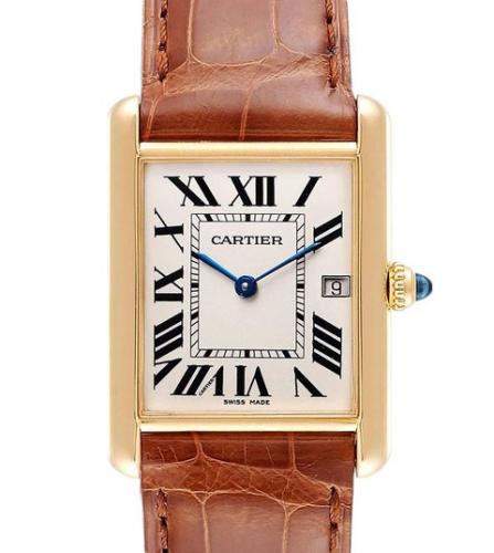 CARTIER TANK LOUIS ROSE GOLD WATCH