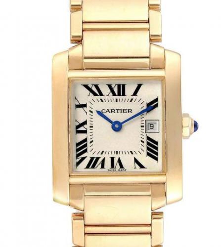 CARTIER TANK FRANÇAISE WATCH  yellow gold