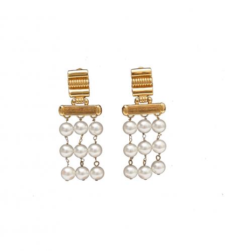 YSL PEARL EARRINGS
