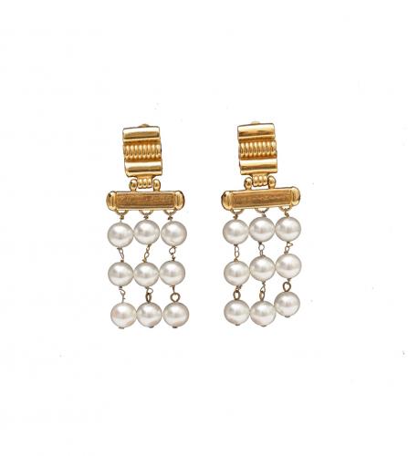 YSL PEARL EARRINGS