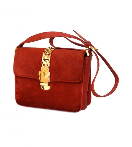 GUCCI RED SHOULDER BAG