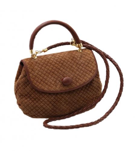 BOTTEGA VENETA BROWN SHOULDER BAG